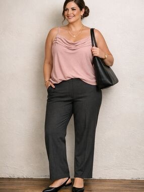 Torrid Dusty Rose Cowl Neck Tank Top Torrid Size 3